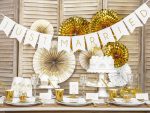 Cake toppers mariage or 22,5 CM - KPT26-019M – Image 5