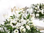 Cake toppers mariage or 22,5 CM - KPT26-019M – Image 6