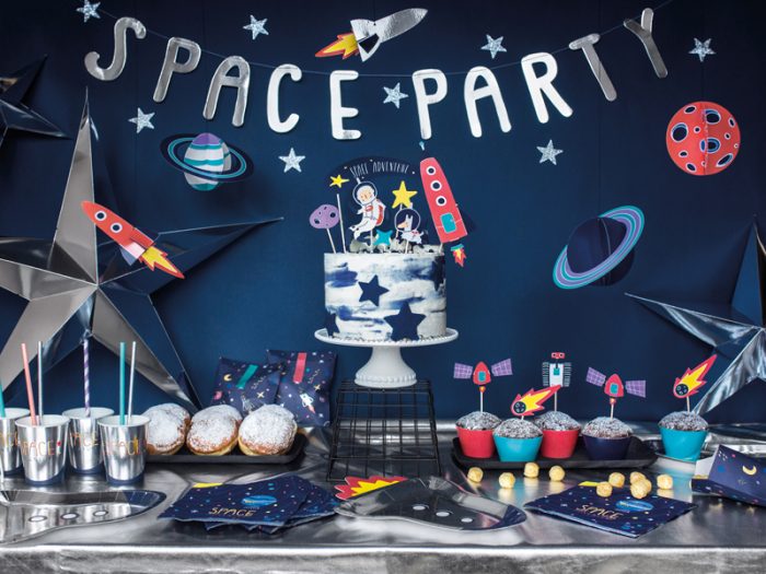 Cupcake topper espace party x7 15 - 20 CM - KPT37 – Image 4