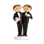 Figurine topper mariés homme 12 CM - PF54