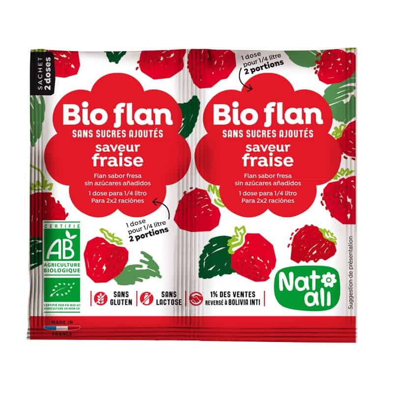 bioflan-fraise.jpg Bioflan non sucré fraise – Image 1