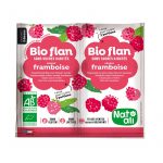 Bioflan non sucré framboise 2 x 1/4l