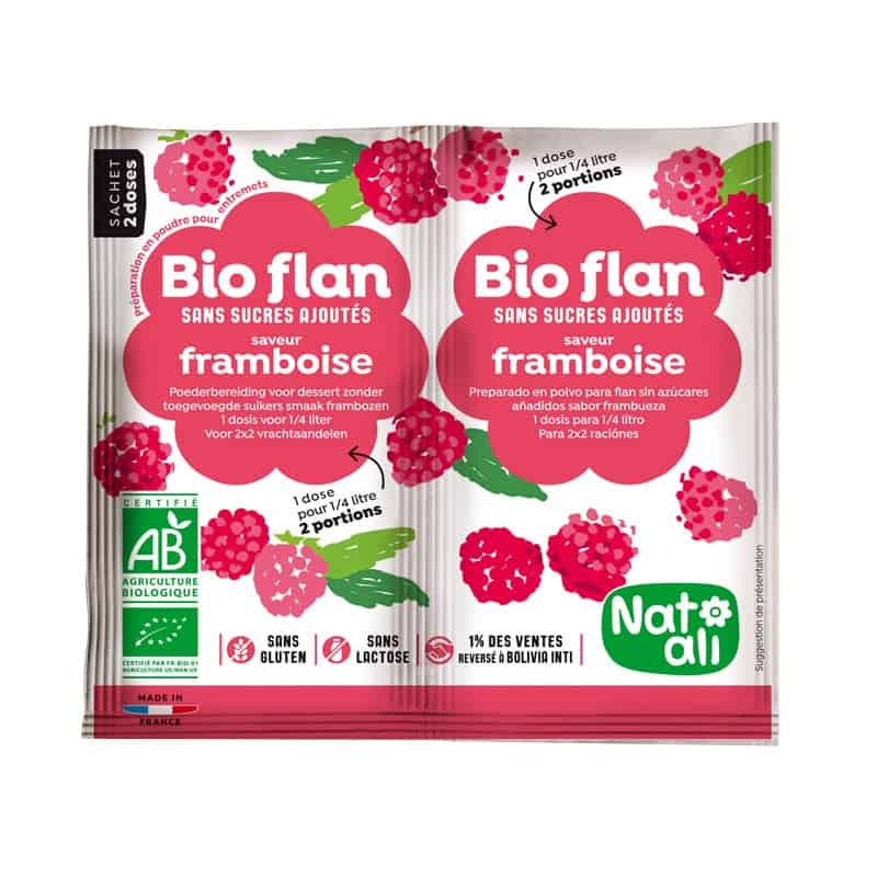 bioflan-framboise.jpg Bioflan non sucré framboise 2 x 1/4l – Image 1