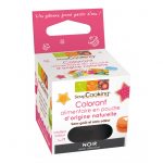 Colorant alimentaire en poudre d'origine naturelle Noir