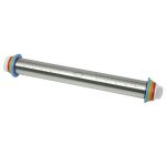 Rouleau à pâtisserie inox 40 Cm avec 3 guides