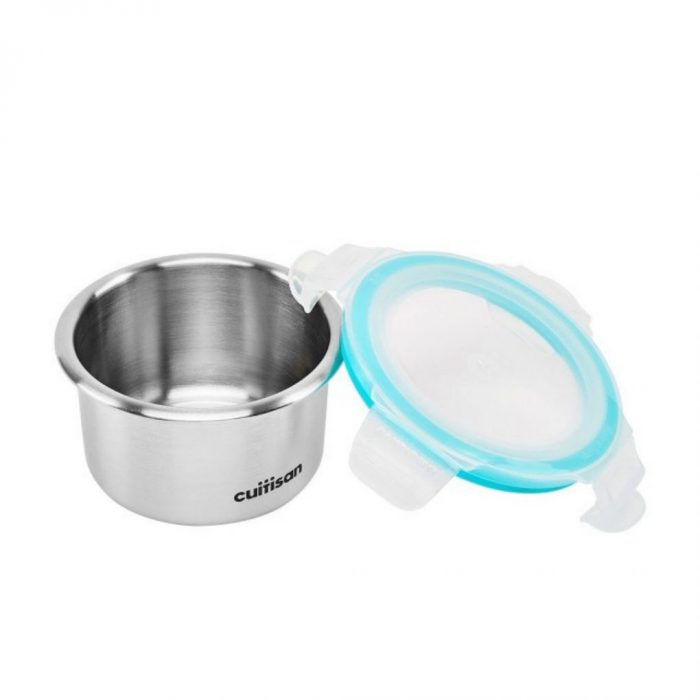 3 Boîtes repas enfant en inox avec couvercle hermétique – Image 5