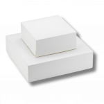 Boîte pâtissière blanche 280 x 280 H 80 MM