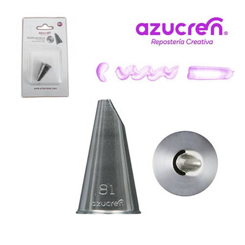 boquilla-n-81-boquilla-para-decorar-flores-azucren-en-blister Douille inox décor de fleur base Ø18MM buse 0,8 x 5,8 MM #81 – Image 1