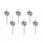 Bougies ballon foot x6 2,5 CM - SCS-2