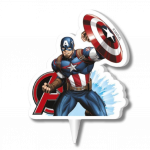 Bougie 2D Avengers 7,5 cm