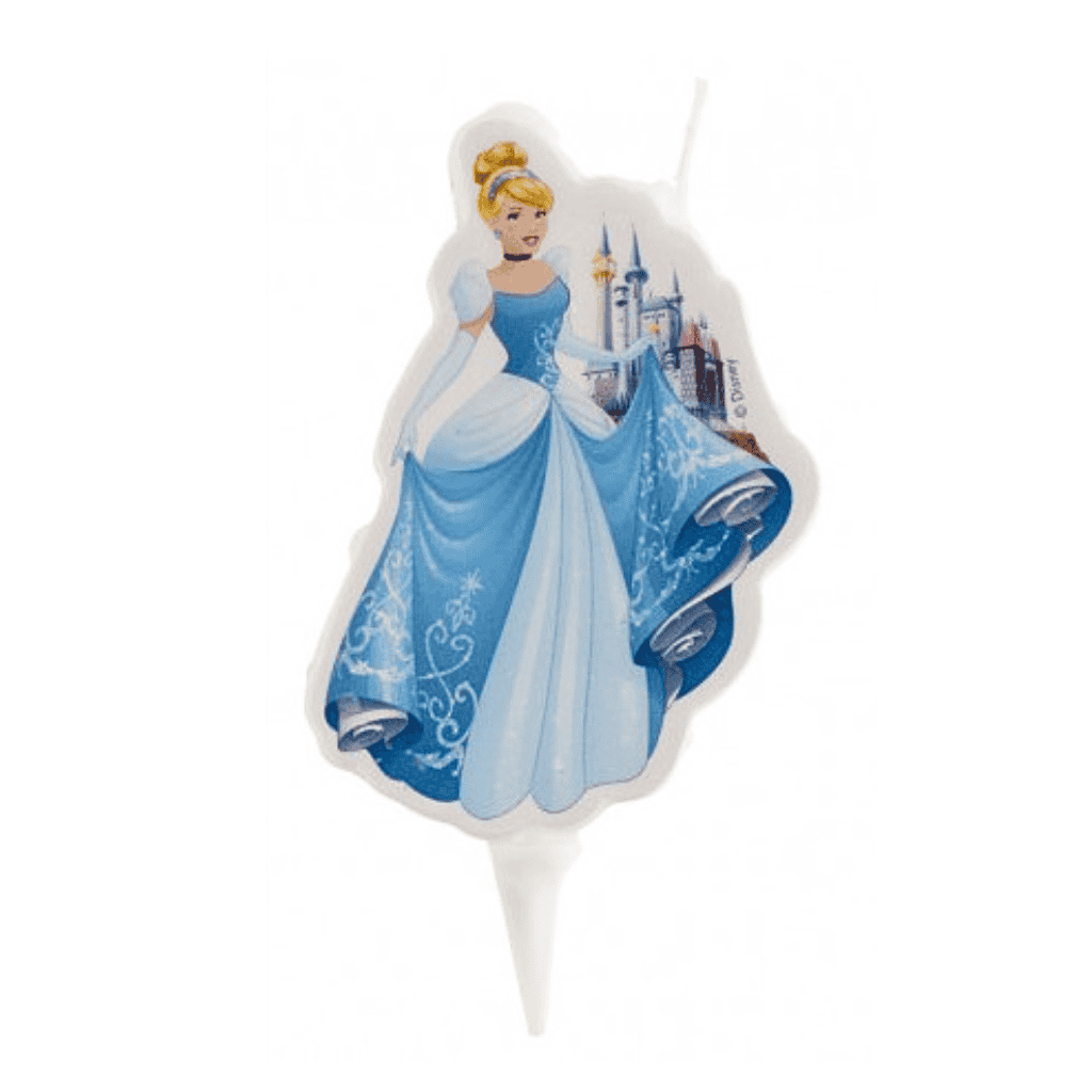 bougie cendrillon Bougie 2D Cendrillon 7,5 cm – Image 1