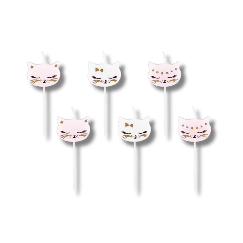 bougie chats Bougies chats x6 2 CM - SCS-4 – Image 1