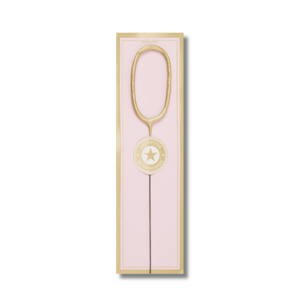 bougie chiffre scintillante (10) Bougie scintillante chiffre 0 18 CM – Image 1