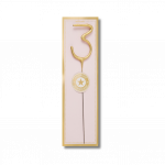 Bougie scintillante chiffre 3 18 CM