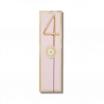 Bougie scintillante chiffre 4 18 CM