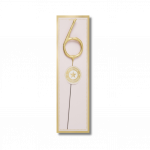 Bougie scintillante chiffre 6 18 CM
