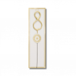 Bougie scintillante chiffre 8 18 CM