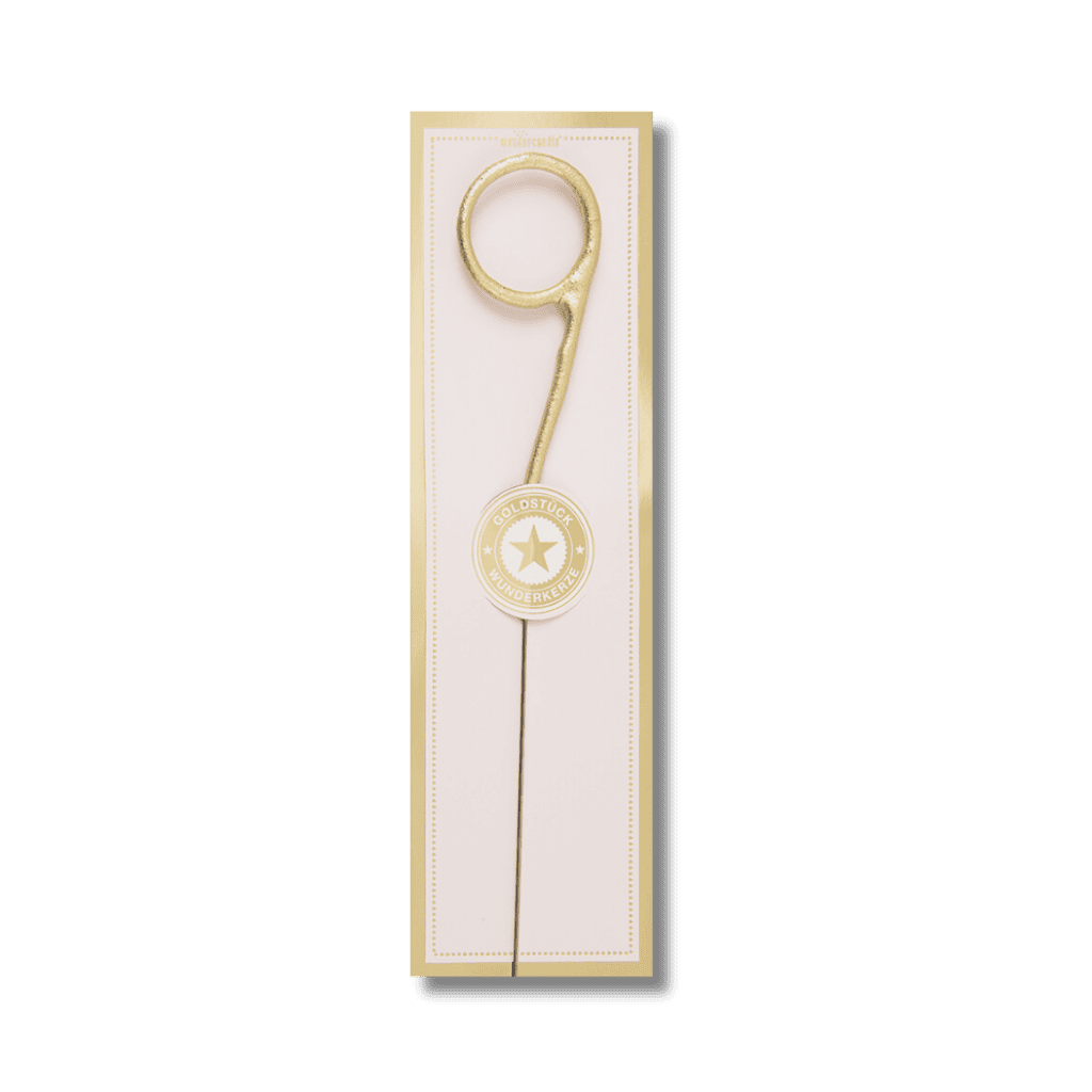bougie chiffre scintillante (9) Bougie scintillante chiffre 9 18 CM – Image 1