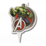 Bougie 2D Hulk 7,5 cm