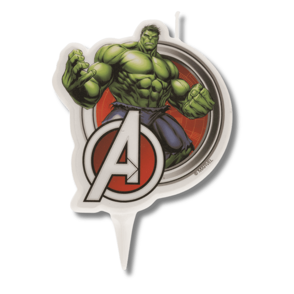 bougie hulk Bougie 2D Hulk 7,5 cm – Image 1