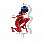 Bougie 2D Miraculous 7,5 cm