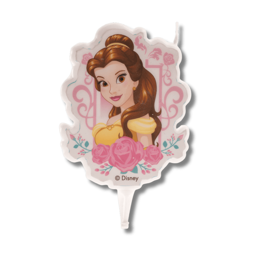bougie princesse disney belle Bougie 2D Belle 7,5 cm – Image 1