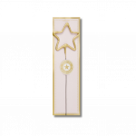 Bougie scintillante étoile 18 CM