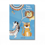 Bougie scintillante cœur parade animaux