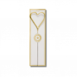 Bougie scintillante cœur 18 CM