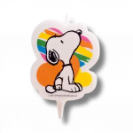 Bougie 2D Snoopy 7,5 cm