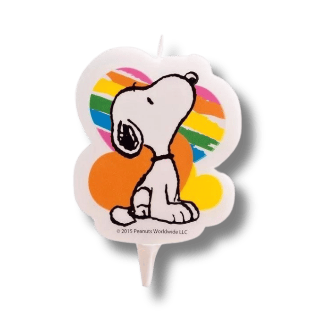 bougie snoopy Bougie 2D Snoopy 7,5 cm – Image 1