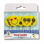 Bougies emojie x5