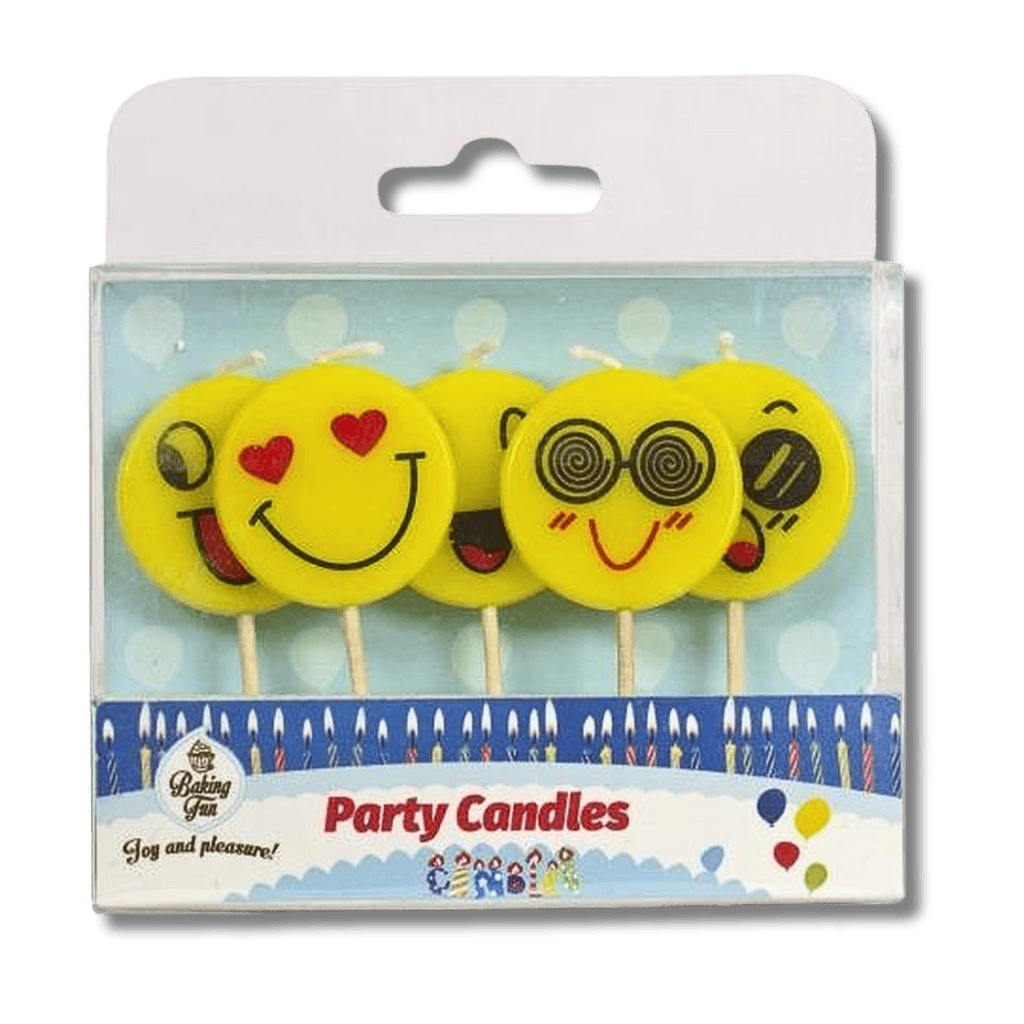 bougies emoji Bougies emojie x5 – Image 1