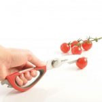 Ciseaux de cuisine multifonctions rouge – Image 3