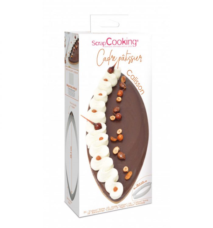 Cadre pâtissier calisson inox 28 x 13 x 5 CM – Image 3