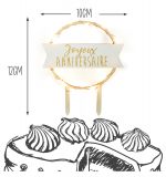 Cake topper led Joyeux Anniversaire – Image 3