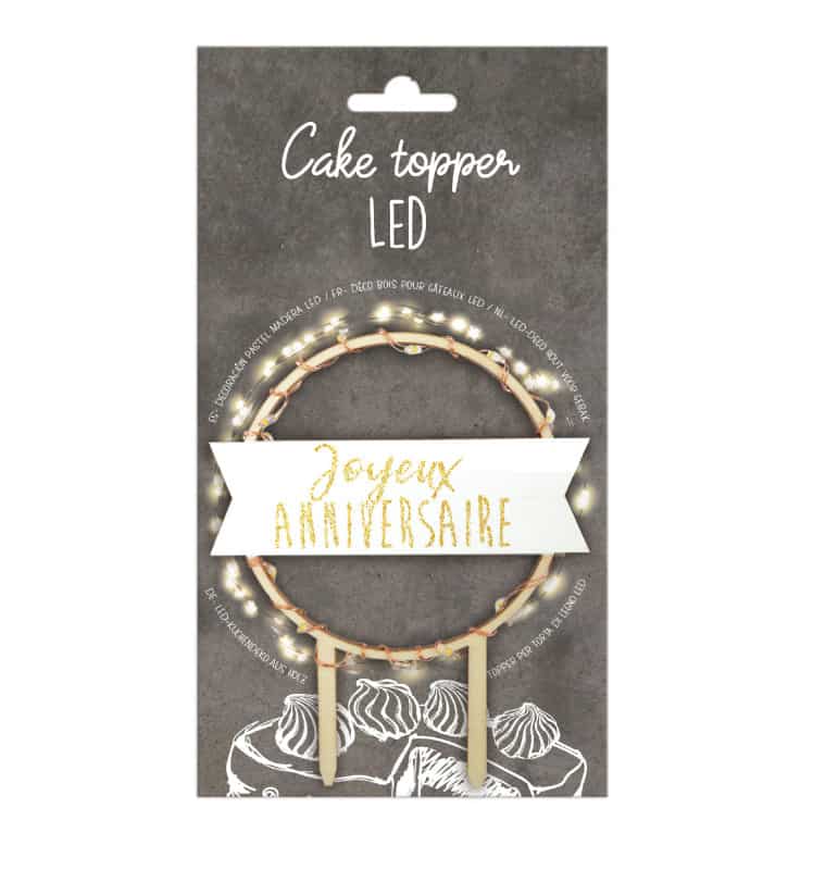 cake-topper-led-joyeux-anniversaire Cake topper led Joyeux Anniversaire – Image 1