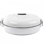 Cocotte Roaster Américaine - Format 40 x 27 x 15cm Blanc