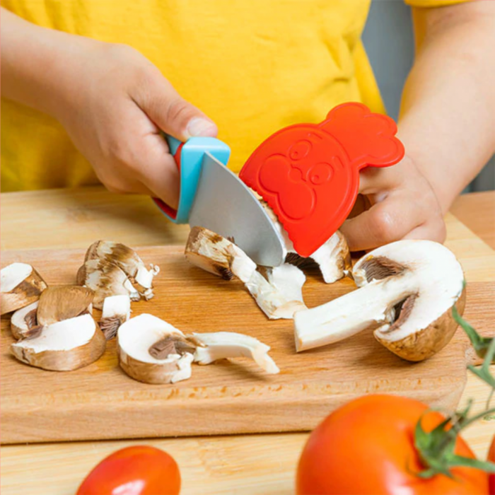 Le Couteau du chef Chefclub Kids Bleu & Rouge – Image 6