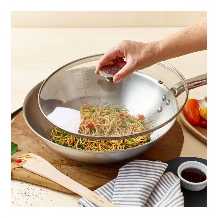 Couvercle verre bouton inox Ø 24 CM – Image 2