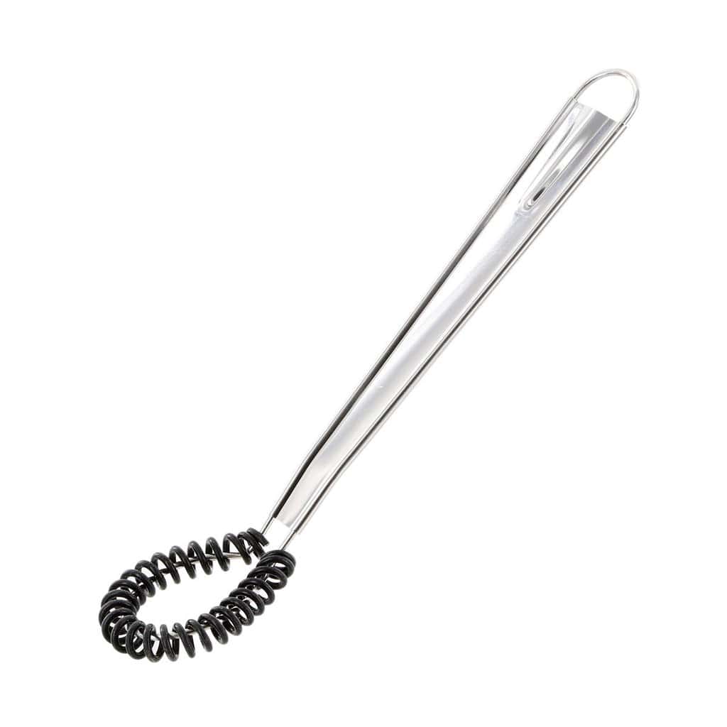 cuillere-magique-en-inox-et-silicone-ideal-pour-emulsionner-vos-preparations-20-cm Cuillère Magique Inox et Silicone noir – Image 1