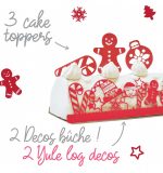 Déco bûche Noël – Image 2