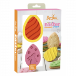 Set tampon œuf de pâque 1 emporte pièce et 2 tampons
