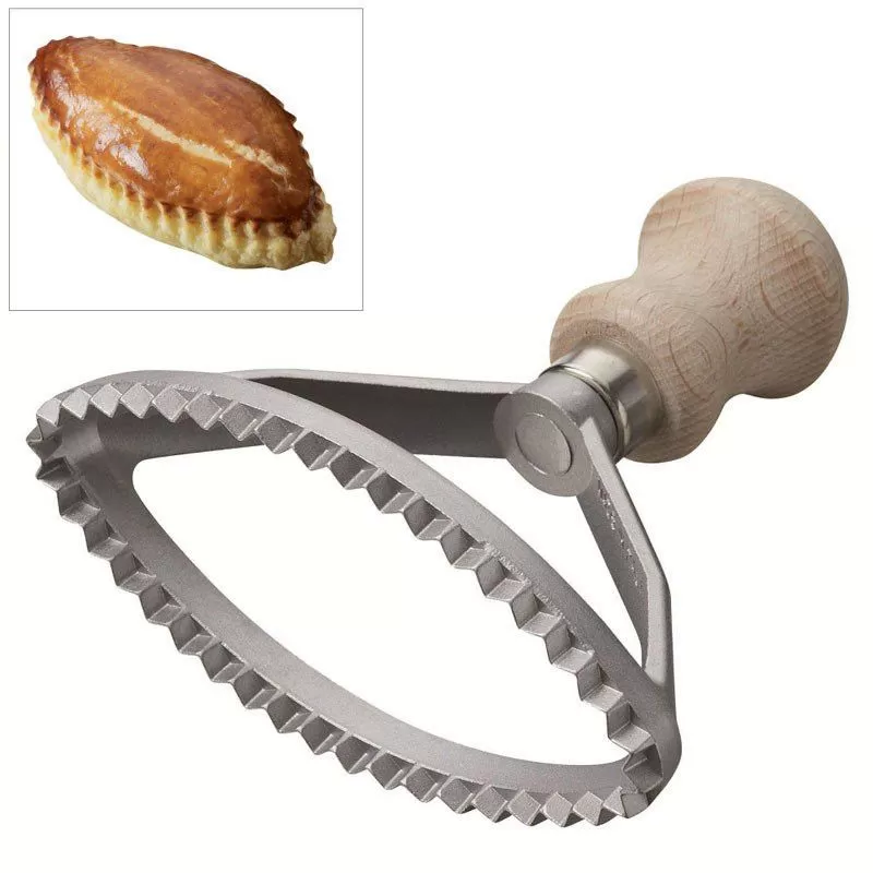 decoupoir-a-ravioles-oval-chevalier Découpe Raviole Ovale alu sablé – Image 1