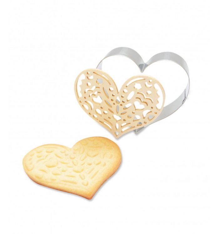 Découpoir + embosseur bois coeur – Image 2