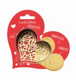 Découpoir + embosseur bois coeur