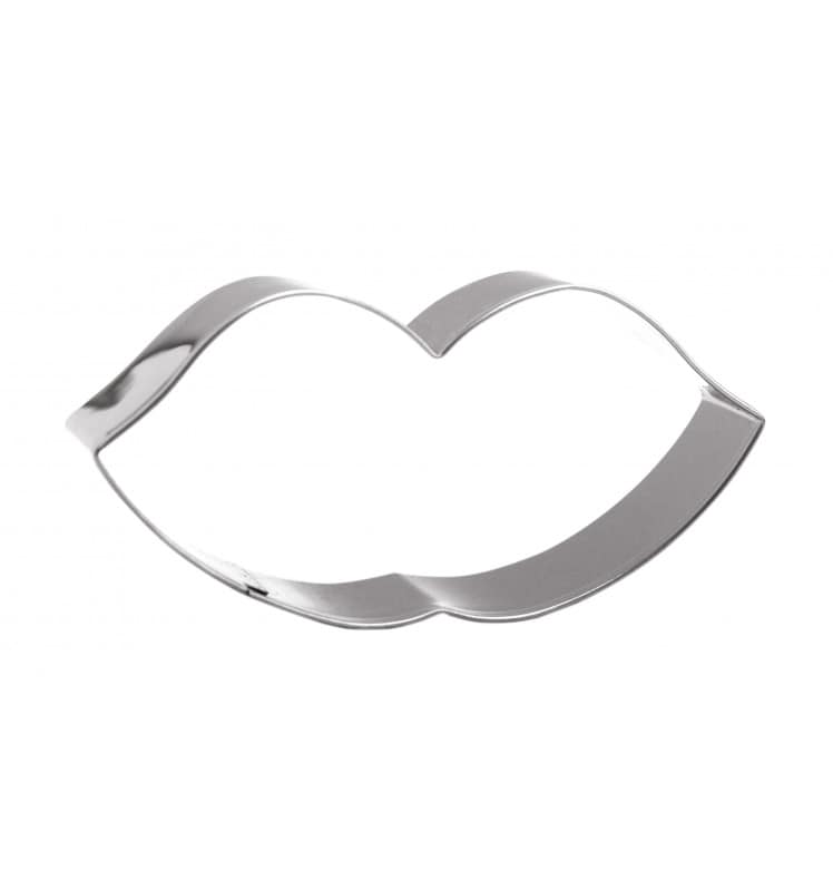 decoupoir-inox-bouche.jpg Emporte pièce inox bouche L 95 H 45 MM – Image 1