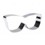 Emporte pièce inox lunettes L 130 H 60 MM
