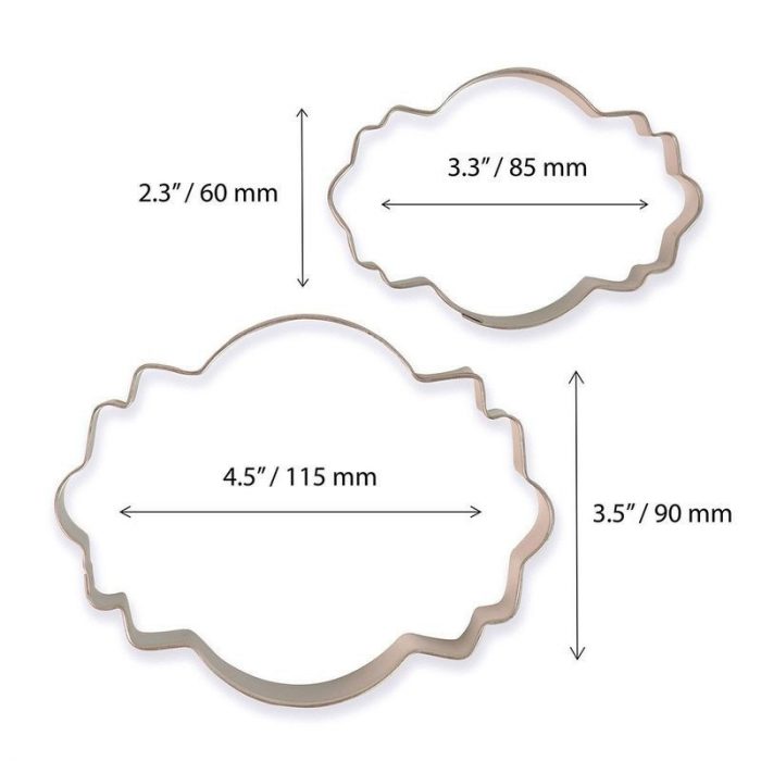 Découpoir emporte-pièce acier étamé  style 4 – Image 3