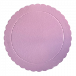 Cake board rond rose fleur Ø 25 CM 3mm